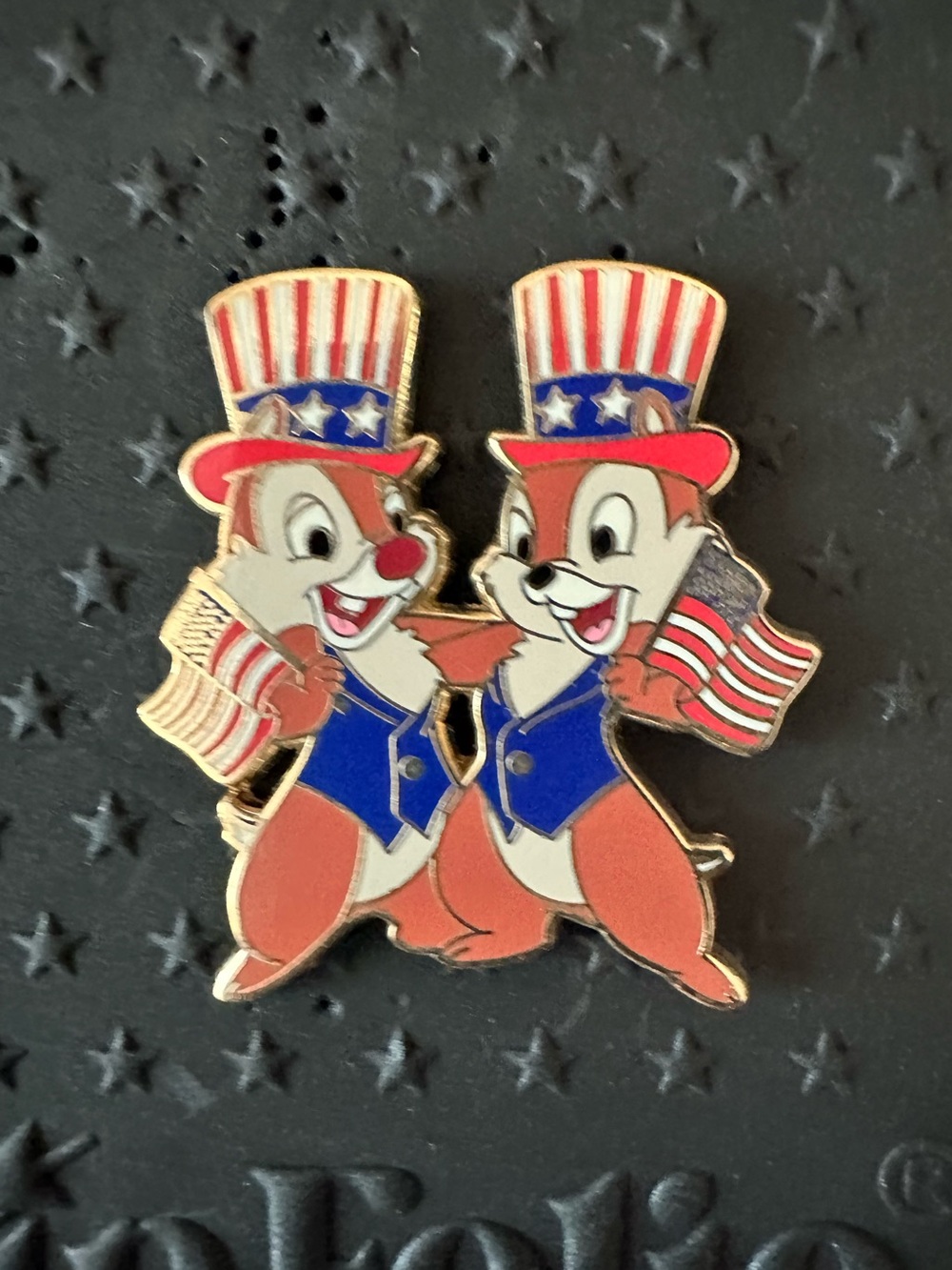 Disney Chip and Dale Patriotic pin